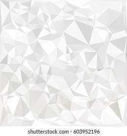 Gray White Polygonal Background, Creative Design Templates