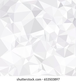 Gray White Polygonal Background, Creative Design Templates