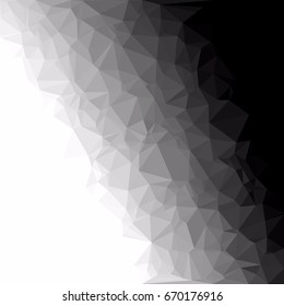 Gray White Polygonal Background, Creative Design Templates