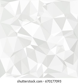 Gray White Polygonal Background, Creative Design Templates