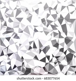 Gray White Polygonal Background, Creative Design Templates
