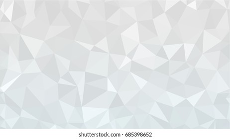 Gray White Polygonal Background, Creative Design Templates. Low Poly Pattern.