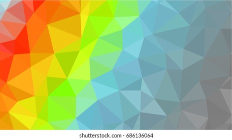 Gray White Polygonal Background, Creative Design Templates. Low Poly Pattern