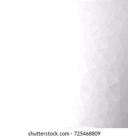 Gray White Polygonal Background, Creative Design Templates