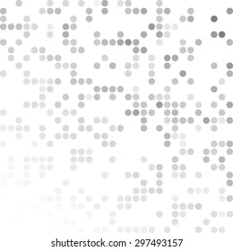 Gray White Random Dots Background, Creative Design Templates