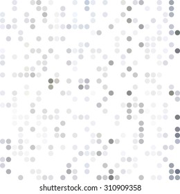 Gray White Random Dots Background, Creative Design Templates