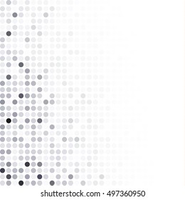 Gray White Random Dots Background, Creative Design Templates