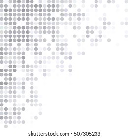 Gray White Random Dots Background, Creative Design Templates