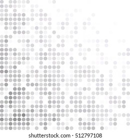 Gray White Random Dots Background, Creative Design Templates