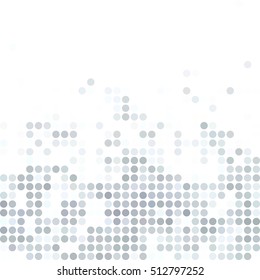 Gray White Random Dots Background, Creative Design Templates