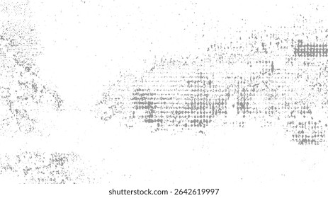 Textura cinzenta e branca salpicada com um estilo grunge distribuição desigual da cor criando um efeito angustiado adequado para uso de sobreposição ou fundo.