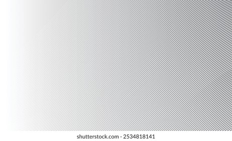 Gray and white stripes wavy lines abstract background