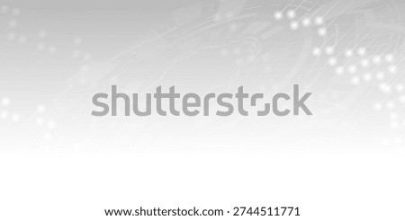 Gray white technology abstract background, modern