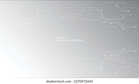 El fondo de la tecnología en blanco gris, la tecnología de vanguardia y el diseño de líneas de ciencia pueden utilizarse como imagen de fondo de varias maneras.