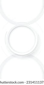 Gray and white technology background image Line design for communication connections in digital systems Hi-tech technology pattern
