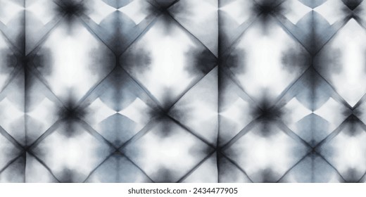 Gray and white tie dye pattern seamless  , Colorful tie dye pattern abstract background. Tie Dye two Tone. Abstract batik brush seamless and repeat pattern design.