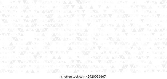 Gray white triangle geometric pattern background	