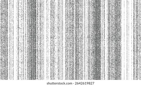 Gray and white vertical stripes create a textured seamless pattern. The design features a slightly distressed look with variations in gray tones.