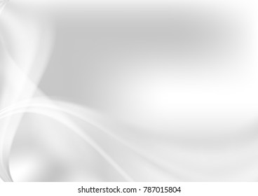 gray and white wave abstract background, Vector illustration with copy space