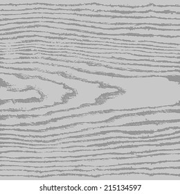 Gray wood texture background in square format. Blank realistic plank with annual years circles. Natural pattern swatch template in simple flat style. Design elements save in vector illustration 8 eps