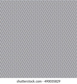Gray woolen carpet. Textile fabric. Abstract vector.