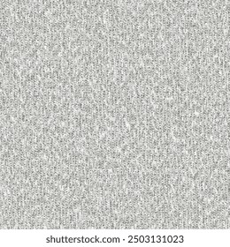 Gray woolen fabric with signs of age. Flecked felt texture. Old cloth. Grunge background. Abstract vector seamless.