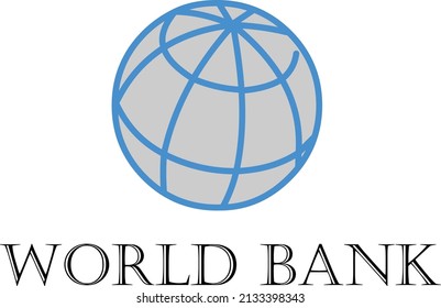 Gray World Bank Logo Image