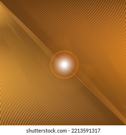 Gray and yellow abstract background with halftone wavy smooth pattern. Small light point box. Curve line, cosmic galaxy space. Festive BG for social media, birthday party invitation