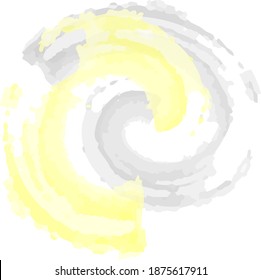 El fondo gris y amarillo es el color principal de 2021. Resumen de patrón de color de moda, plantilla de bienvenida web, ejemplo de postal.