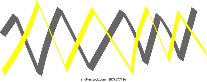 Gray and yellow background is the main color of 2021. Abstract trendy color pattern, web splash template, postcard sample.