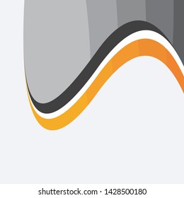 gray and yellow background template