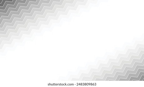 Gray zig zag seamless pattern background vector image