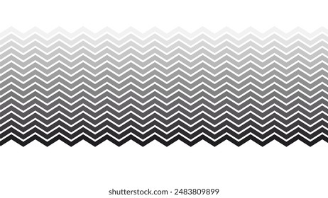 Gray zig zag seamless pattern background vector image