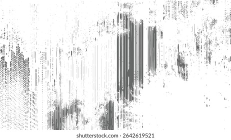Fundo abstrato em tons de cinza com uma mistura de linhas verticais e horizontais criando um efeito grunge angustiado A textura inclui detalhes manchados e manchados em vários tons de cinza