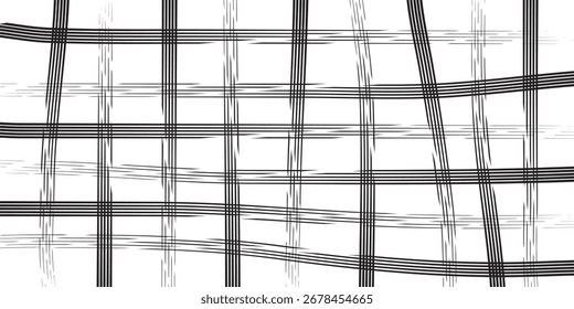 Grayscale abstract grid pattern composed of overlapping, textured brushstrokes, creating a dynamic visual effect.