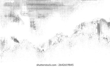 Textura abstrata em tons de cinza com uma mistura de linhas verticais e horizontais pontos e manchas criando um efeito manchado Os tons de cinza variam em densidade formando padrões formas através da composição
