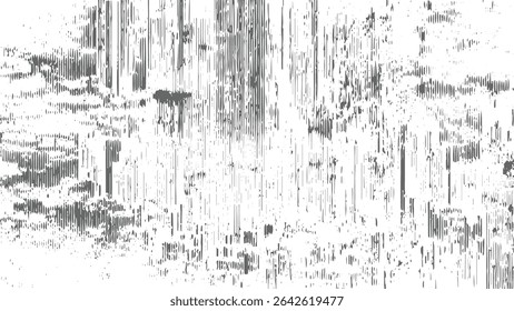 Grayscale abstract texture with predominantly vertical lines and a distressed grunge effect The image features variations in shades of gray creating a textured pattern
