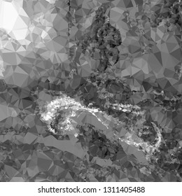 Grayscale abstract triangular background