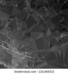 Grayscale abstract triangular background