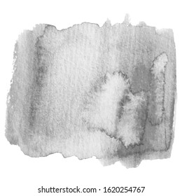 Grayscale abstract watercolor background for your design.