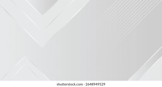 Grayscale background with lines and white backdrop wallpaper design Free Vector.Suit for business banner, header, report, corporate, institution, party, festive, seminar