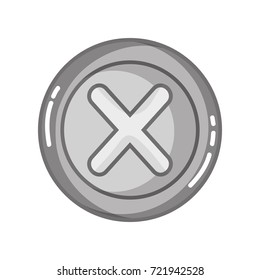 grayscale bad symbol icon mobile sign
