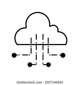 grayscale cloud data with circuits to connection server