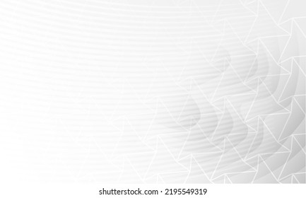 Grayscale Color Vector Illustration Background. Silver Cover Abstract Wave Design. Light Vintage Pattern Shape Wallpaper. Pastel Elegant Texture Element Background.