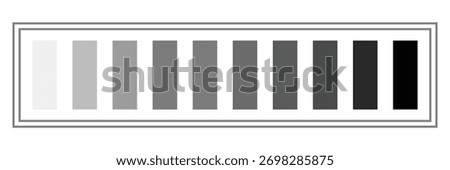 Grayscale colors on black and white. Monochrome palette .Vector illustration EPS 10 .
