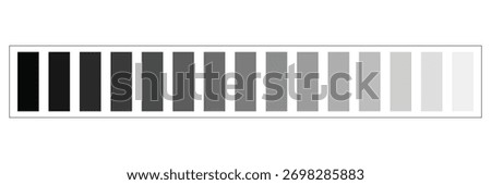 Grayscale colors on black and white. Monochrome palette .Vector illustration EPS 10 .