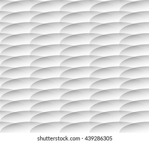 Grayscale geometric pattern with overlapping ellipses, ovals. Seamlessly repeatable monochrome background.