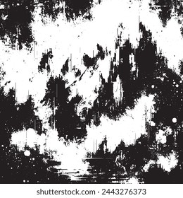 Grayscale grunge map texture with moisture and noise | Stable Diffusion | Wall, floor, cement, concrete