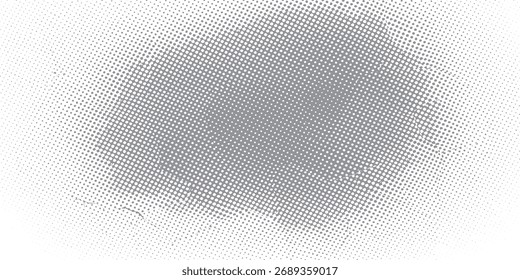 Um padrão de meio-tom em escala de cinza com um efeito de gradiente, criando um plano de fundo texturizado.