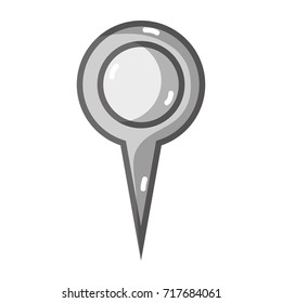 grayscale magnifying glass symbol to explore and search